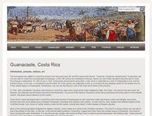 Tablet Screenshot of costa-rica-guanacaste.com